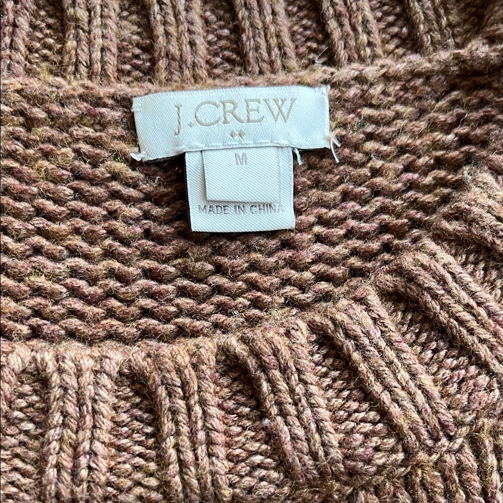 J. Crew Chestnut Knit Pullover - image 2
